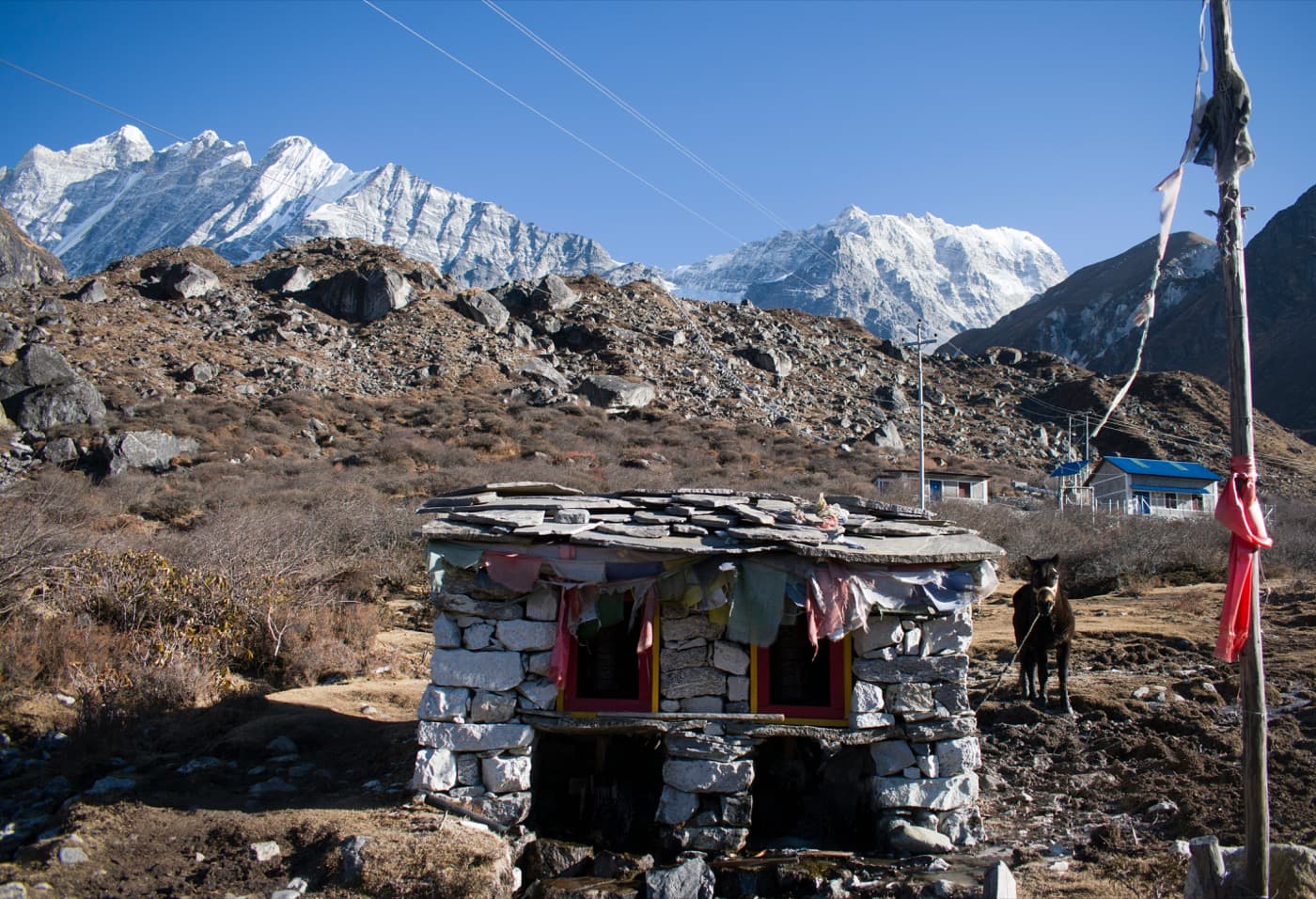 Kyanjin gompa langtang